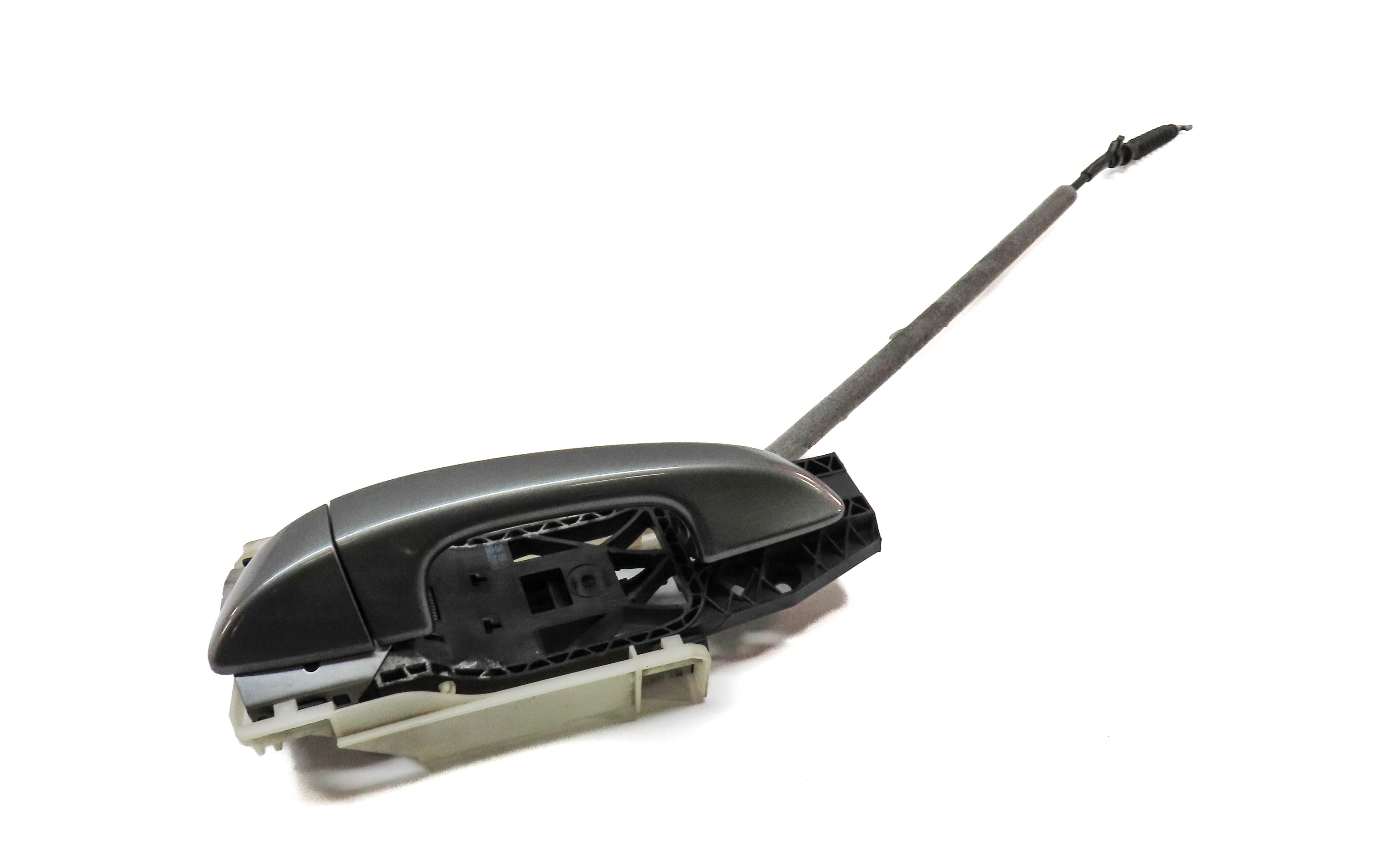 2011-2018 PORSCHE CAYENNE (958) FRONT LEFT DRIVER EXTERIOR DOOR HANDLE (Gray) — exact item pictured